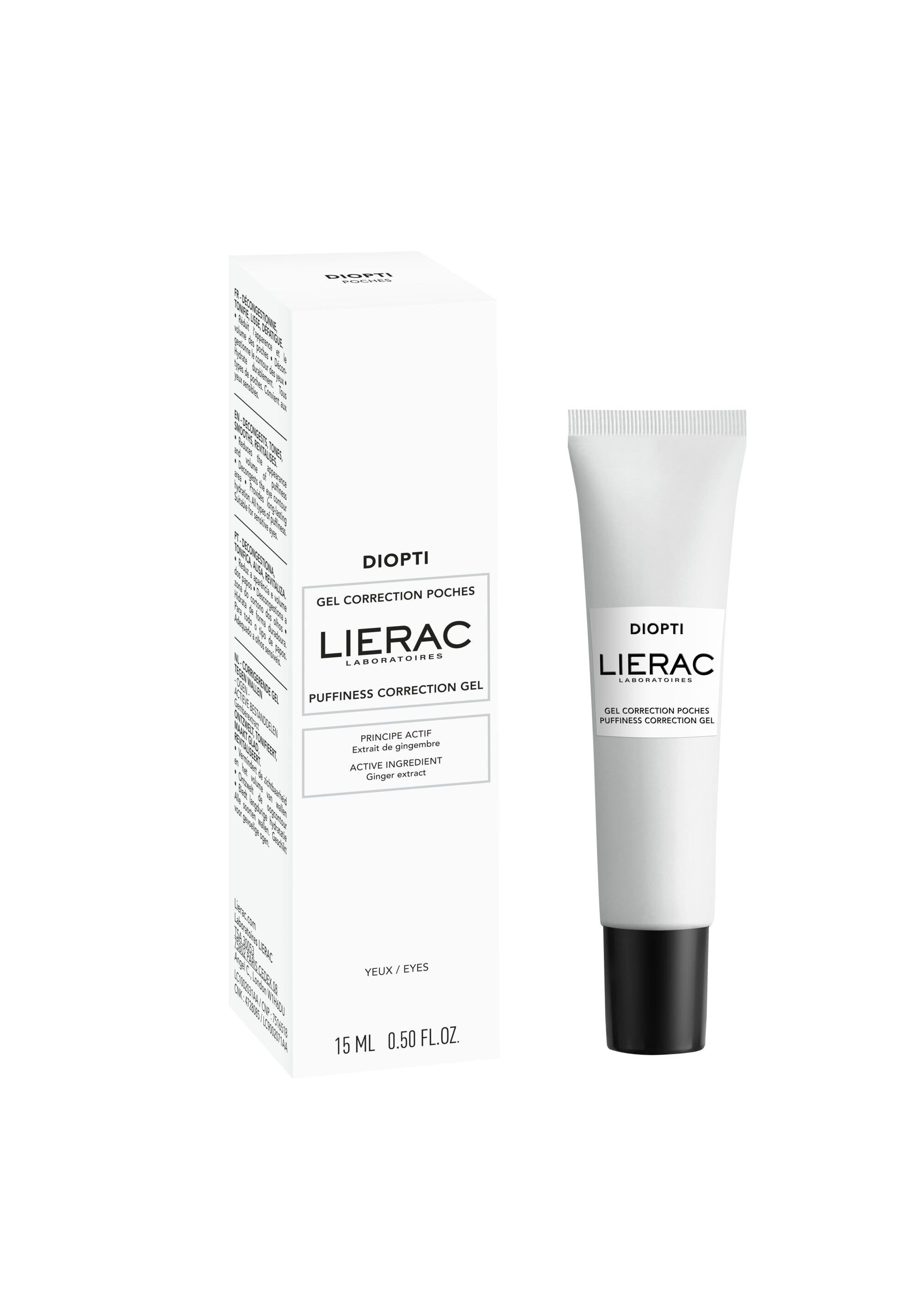 Lierac Diopti Gel correcteur anti-poches, décongestionnant et tonifiant 15 ml