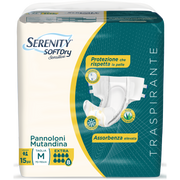 Serenity Soft Dry Sensitive Couches-culottes taille M 15 pièces