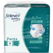 Serenity Soft Dry Sensitive Pants Super Taille M 12 pièces