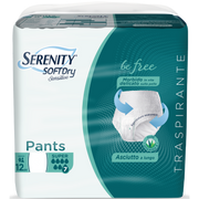Serenity Soft Dry Sensitive Pants Super Taille L 12 pièces