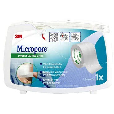 3M Micropore Dispenser 25 mm x 5 m