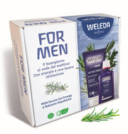 Weleda Cofanetto Uomo Doccia Gel Energy 200ml + Balsamo Dopobarba 100ml