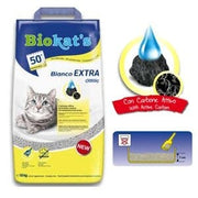 Biokat's Bianco Classic Extra Litière au charbon actif pour chats 10 kg
