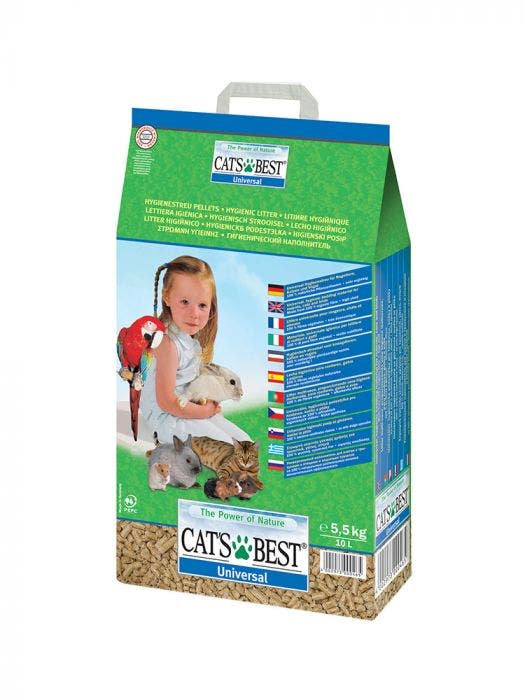 Cat's Best Universal Litière en granulés hygiénique pour petits animaux 10 L