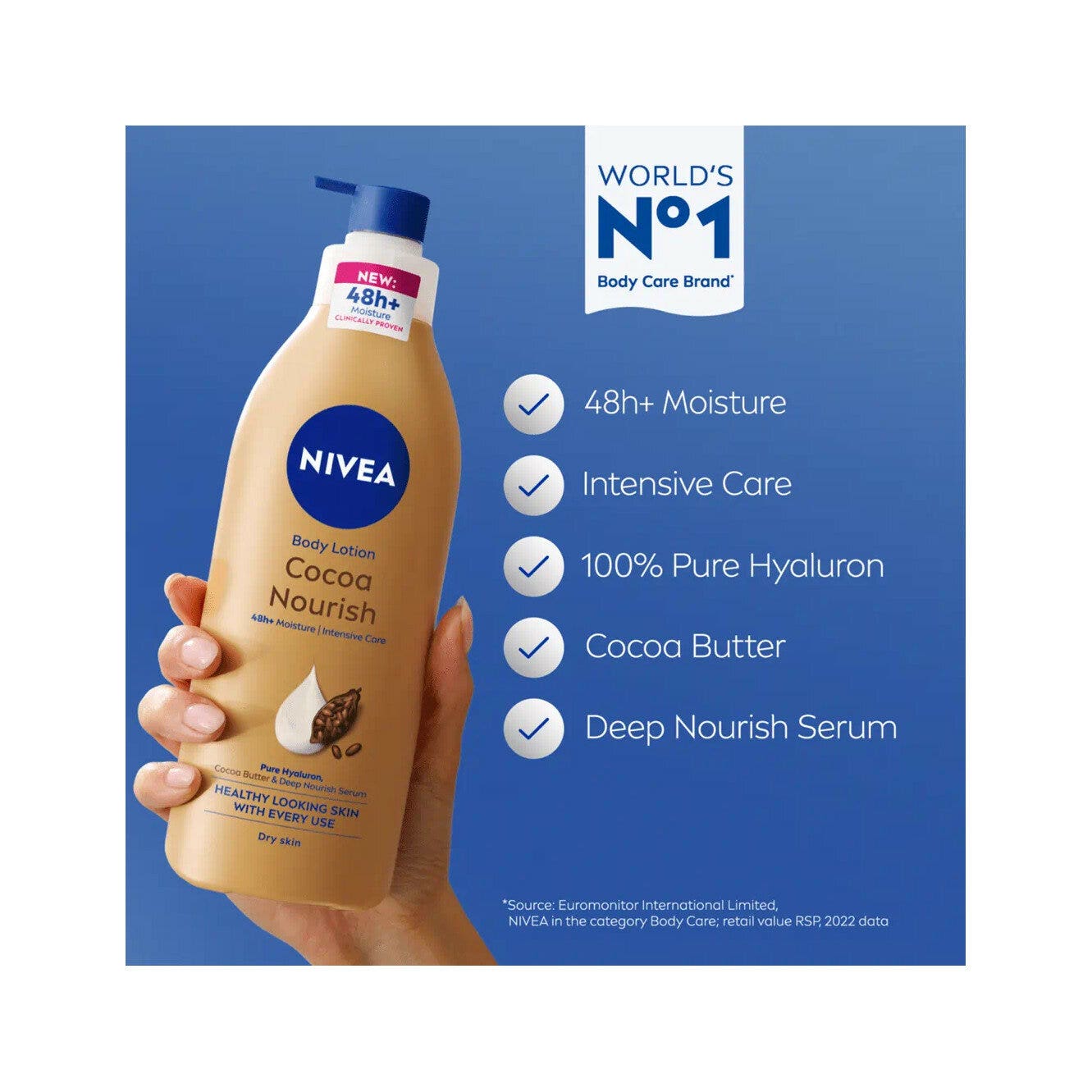 Nivea Body Crème nourrissante au cacao et au beurre de cacao 400 ml