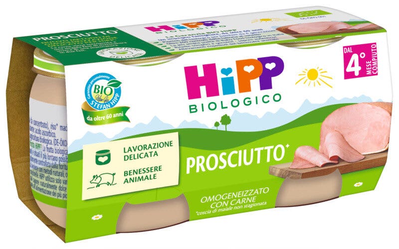 Hipp Purée au jambon 2 x 80 g 4 mois+