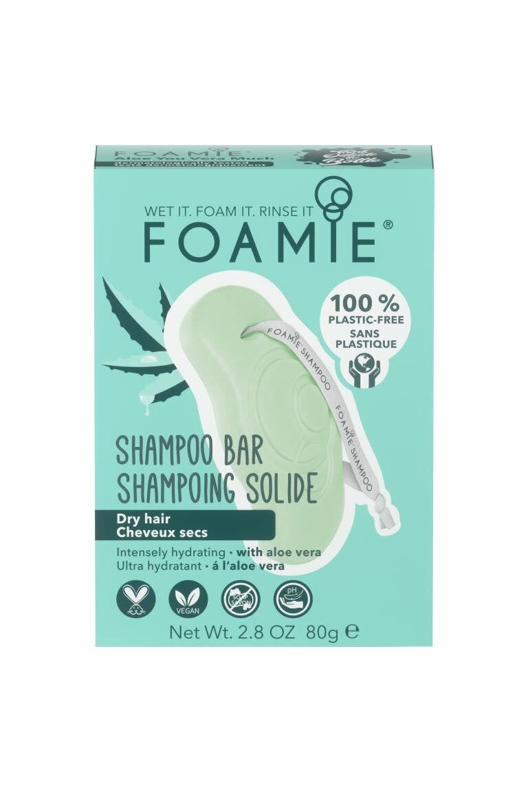 Foamie Shampoo Solido Bar Aloe You Vera Much 80g