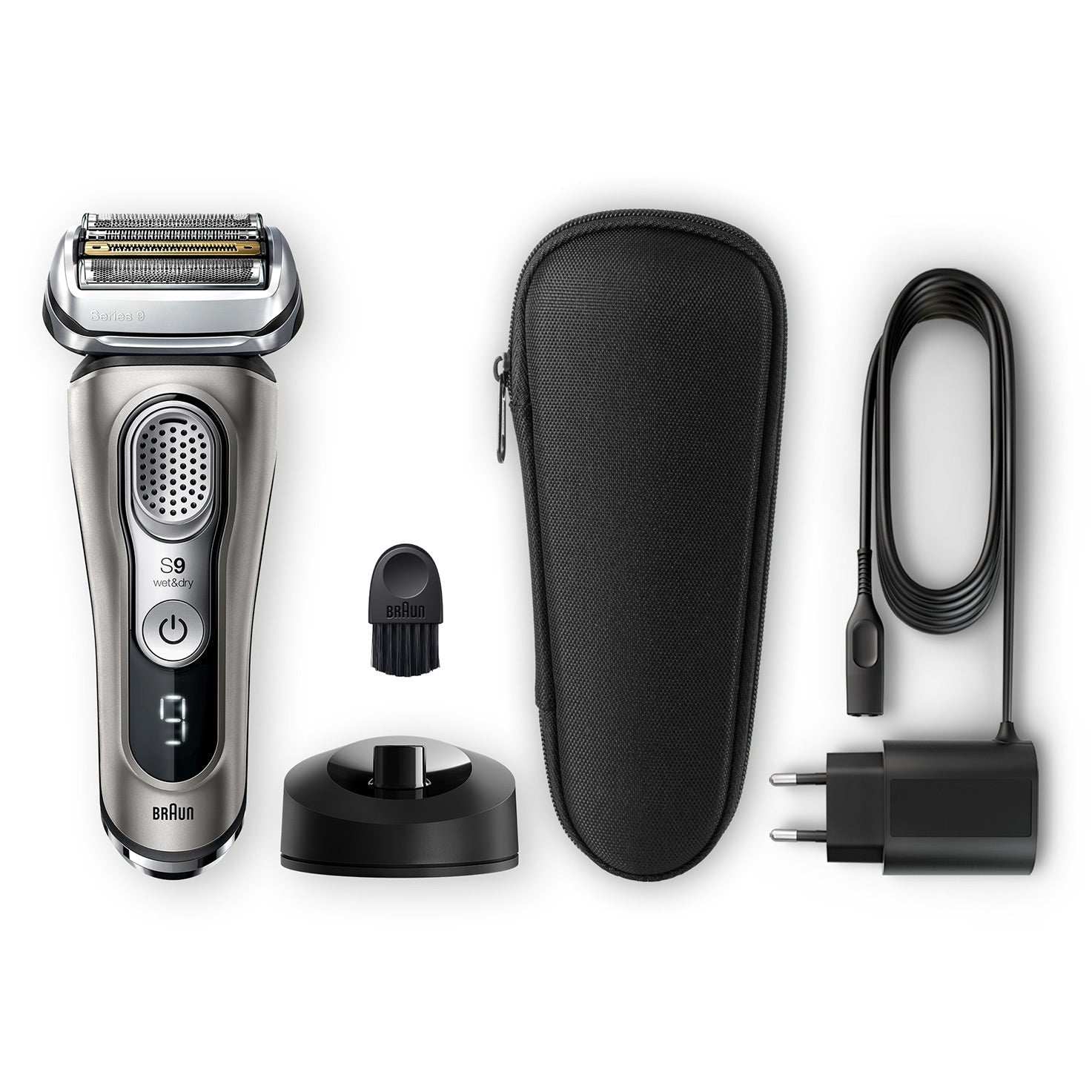 Braun Rasoio Series 9 Wet&Dry 9325s Con Base Di Ricarica Grafite