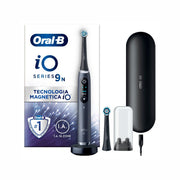Oral-B Spazzolino Elettrico Ricaricabile iO 9N Nero, 2 Testine, 1 Custodia Da Viaggio Ricaricabile, 1 Spazzolino