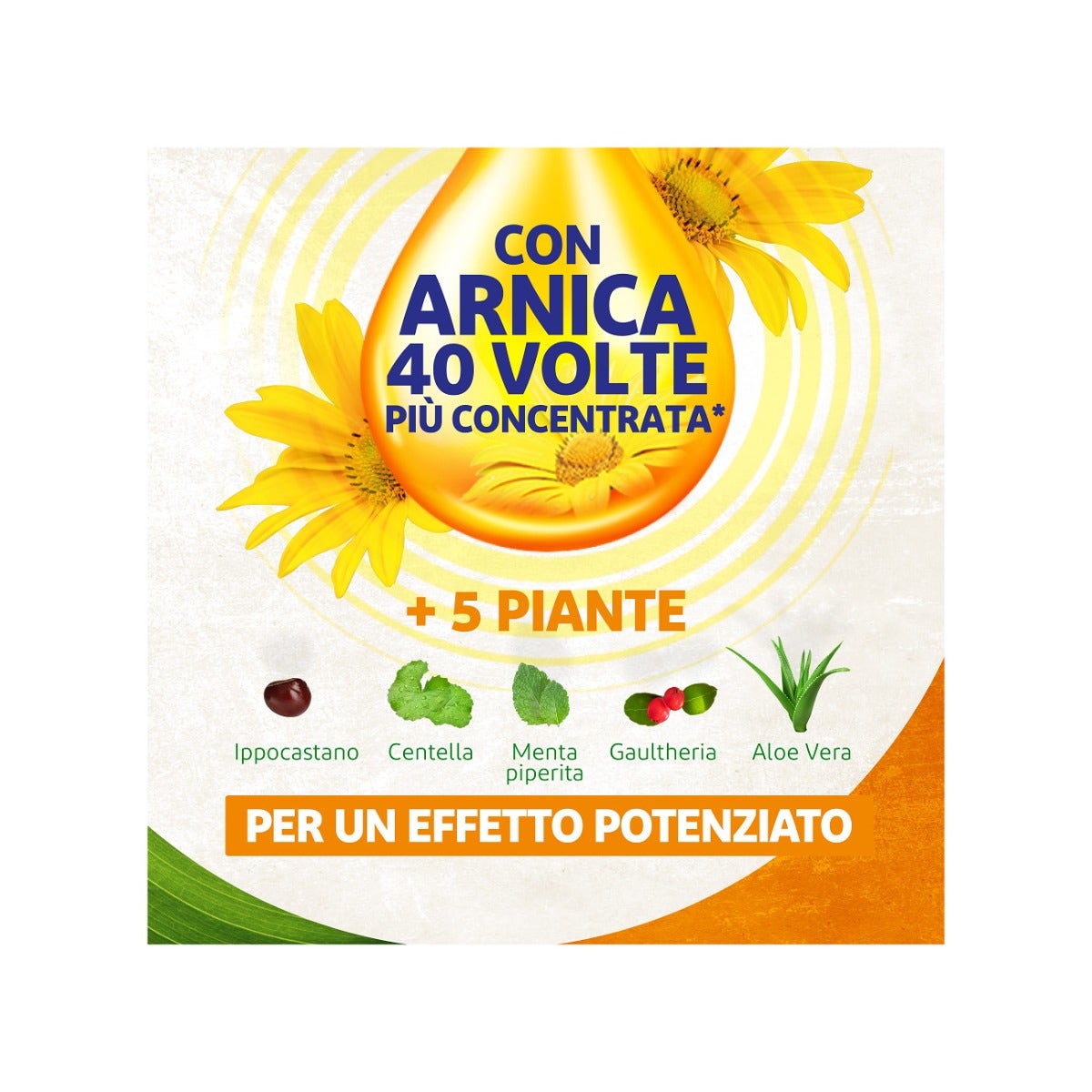 Voltanatura Gel à l'arnica et à l'aloe vera vegan 50 ml pour les douleurs musculaires