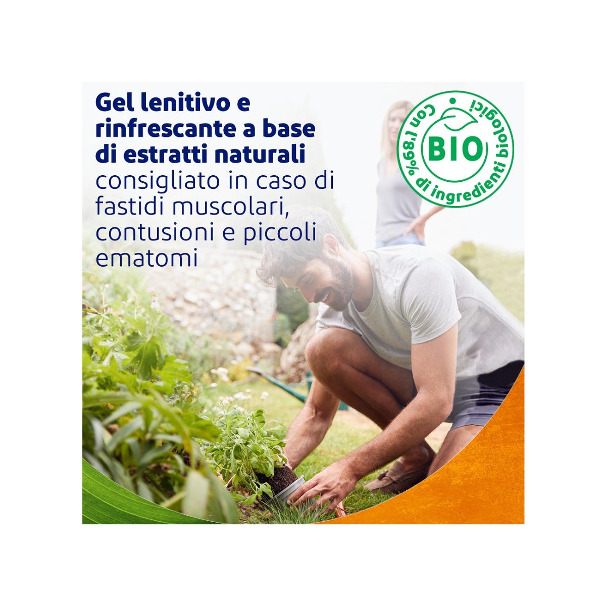 Voltanatura Gel à l'arnica et à l'aloe vera vegan 50 ml pour les douleurs musculaires