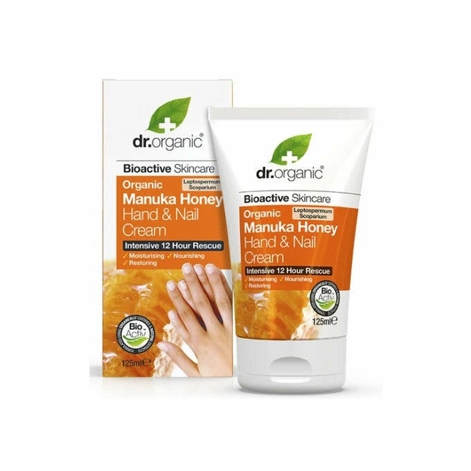 Dr Organic Crème pour les mains au miel de Manuka 125 ml