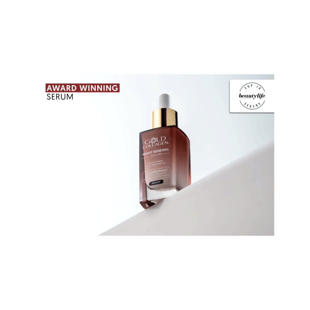 Gold Collagen Sérum Visage Régénérant Nuit 30 ml