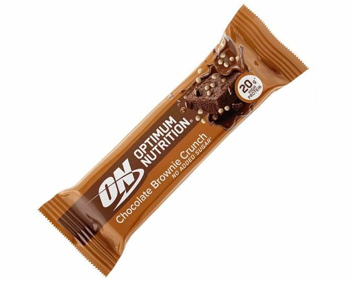 Optimum Protein Crisp Bar 65 g, saveur Brownie au chocolat