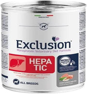Exclusion Monoprotein Veterinary Formula Hepatic Nourriture humide Porc/Riz/Pois pour chiens 200 g