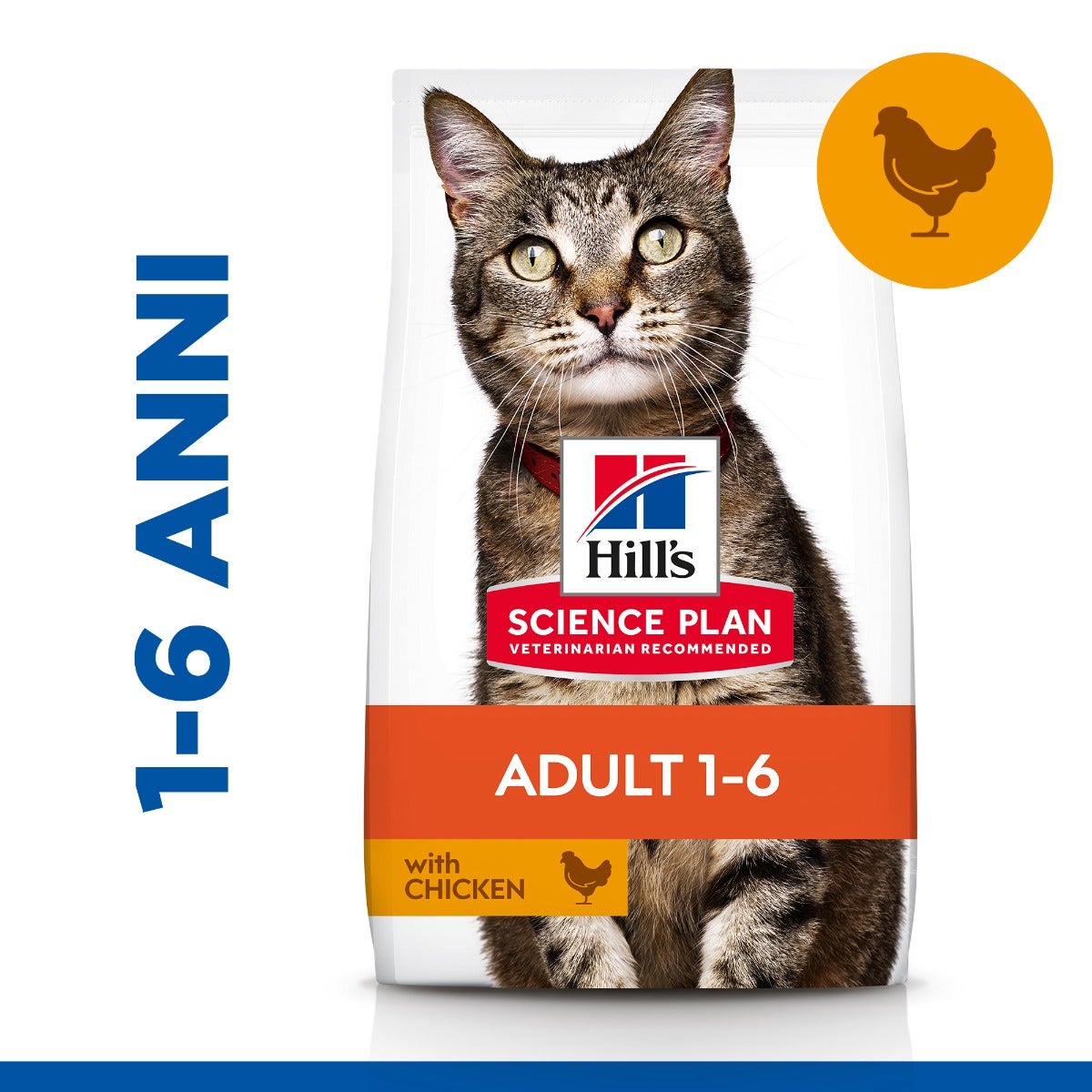 Hill's Science Plan Adult Crocchette per Gatti al Pollo 10Kg