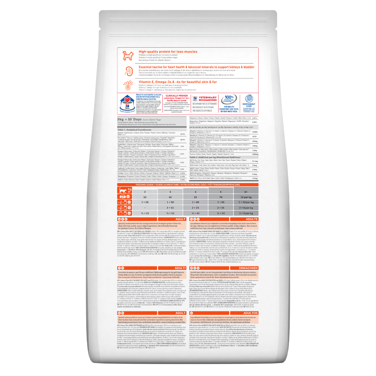 Hill's Science Plan Adult Crocchette per Gatti al Pollo 10Kg