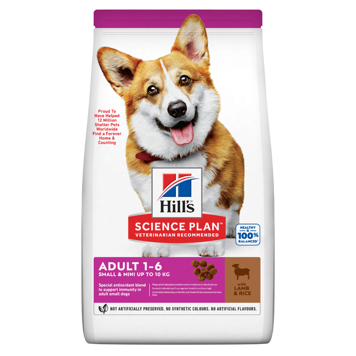 Hill's Science Plan Small & Mini Adult Crocchette con Agnello e Riso per Cani Sacco 6 Kg