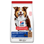 Hill's Science Plan Mature Adult 7+ Crocchette con Pollo per Cani Taglia Media Sacco 14 Kg