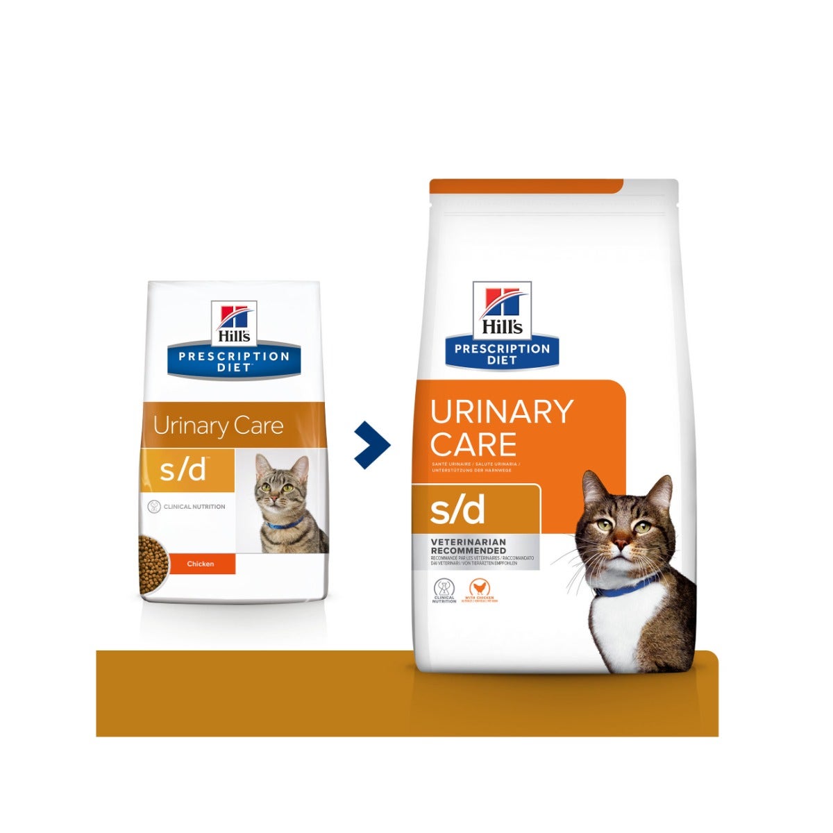 Hill's Prescription Diet S/D Urinary Care Crocchette Per Gatti Sacco 3kg