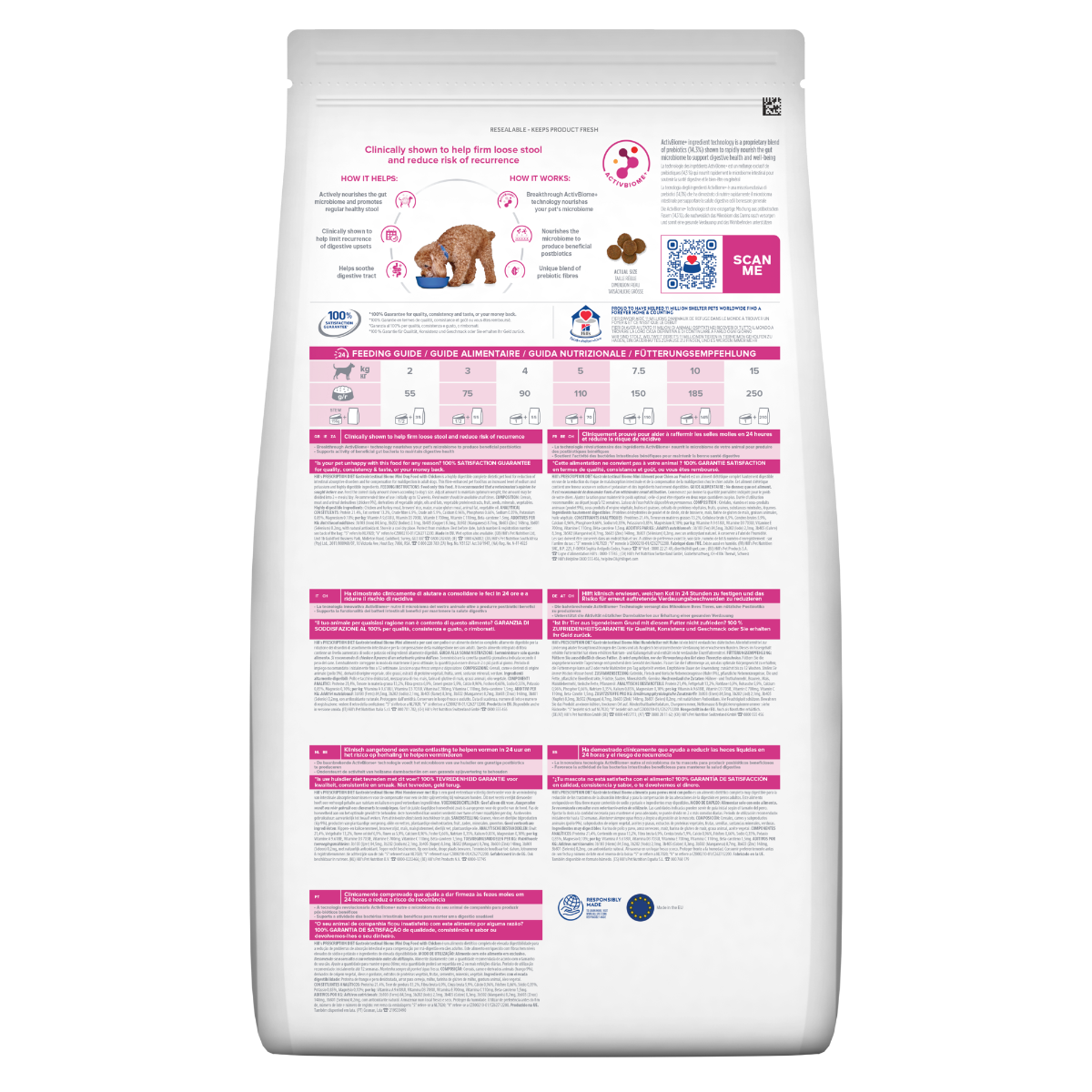 Hill's Prescription Diet Mini Gastrointestinal Biome Crocchette Per Cani Taglia Piccola Sacco 6Kg