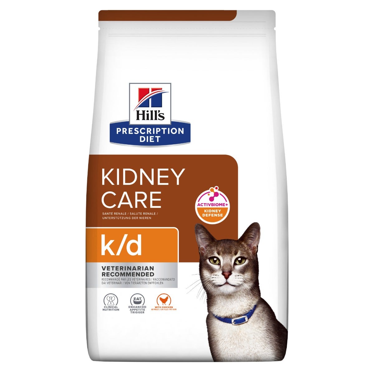 Hill's Prescription Diet K/d Aliment pour chats au poulet 3 kg