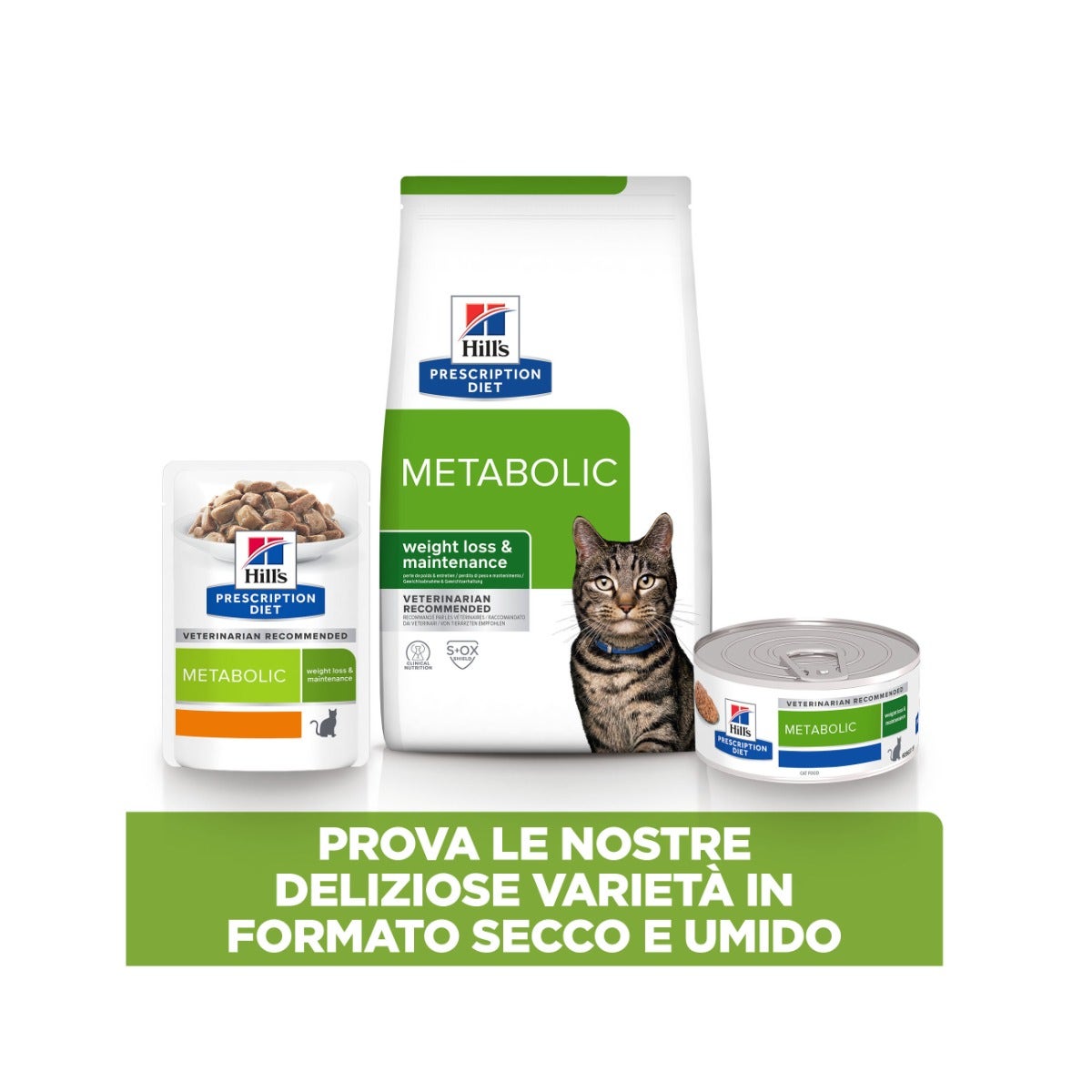 Hill's Prescription Diet Metabolic Croquettes au thon pour chats, sac de 8 kg