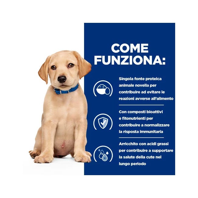 Hill's Prescription Diet Derm Complete Puppy Crocchette Per Cuccioli Sacco 12Kg