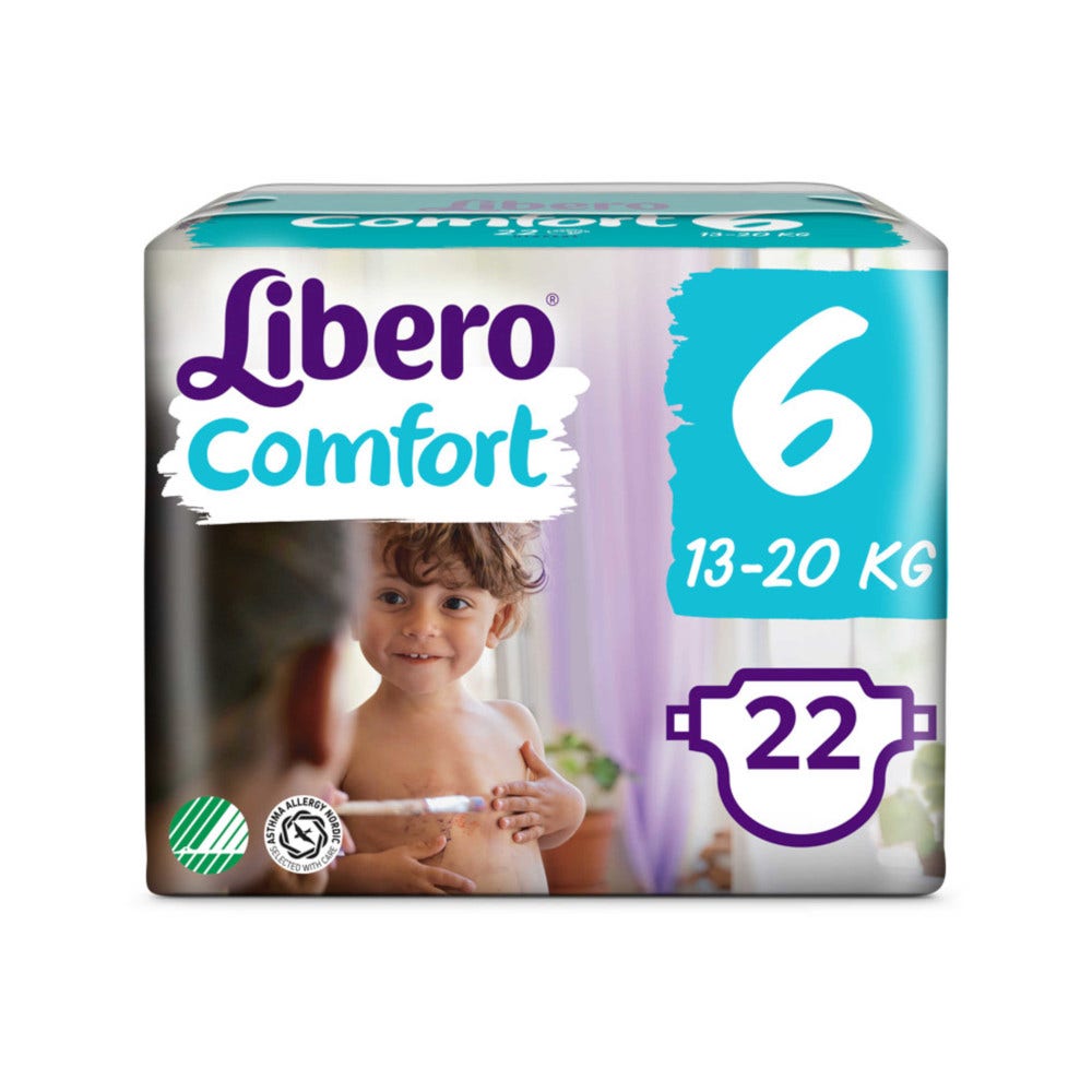 Libero Comfort 6 Couches 13-20 kg 22 pièces