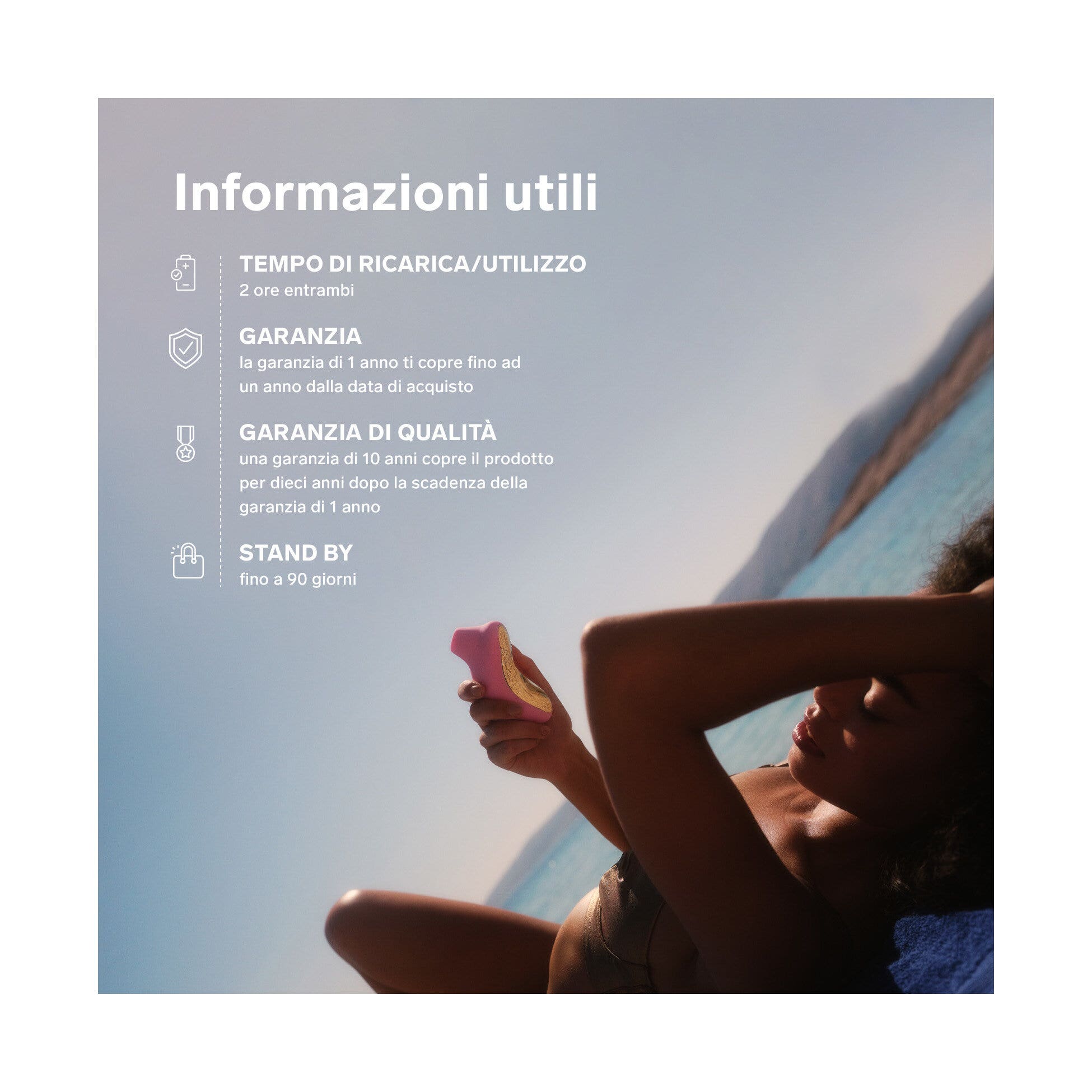 Lelo Sona Massaggiatore Clitorideo Sonico Colore Rosa
