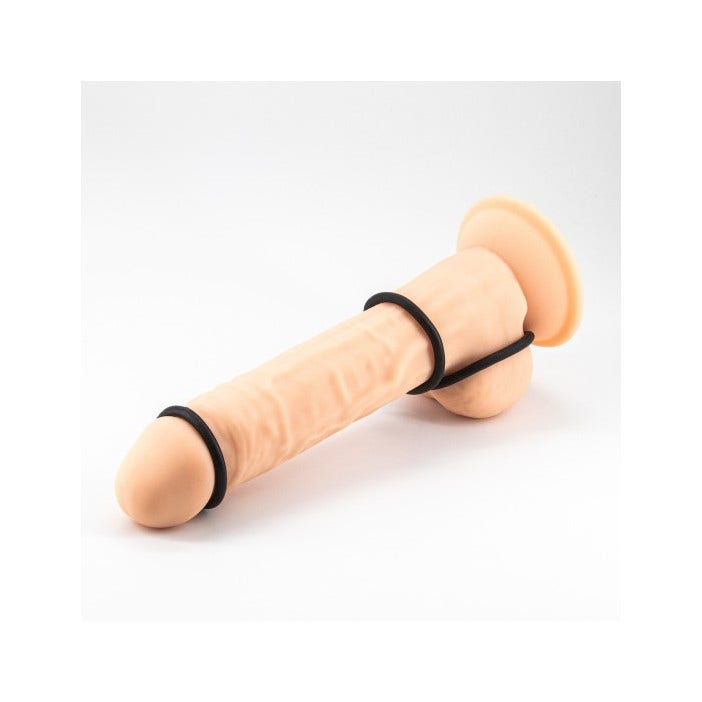 Crushious Bandoleros Set di Anelli per il Pene in Silicone