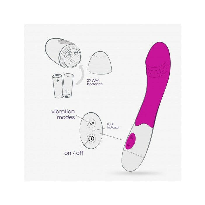 Crushious Vibratore Growlie +  Lubrificante A Base D'acqua 50ml
