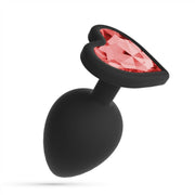 Crushious Cuore Plug Anale Medio Con 4 Gioielli Intercambiabili