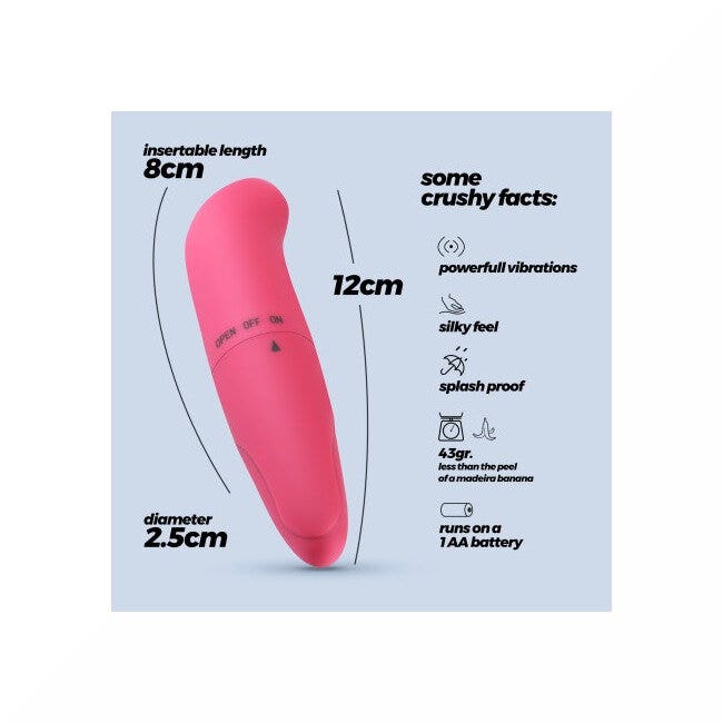 Crushious Massaggiatore Mini G-Finder Rosa