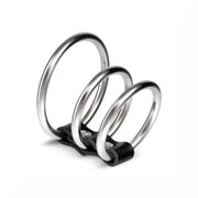 Crushious Saruman Lot de 3 cockrings en métal