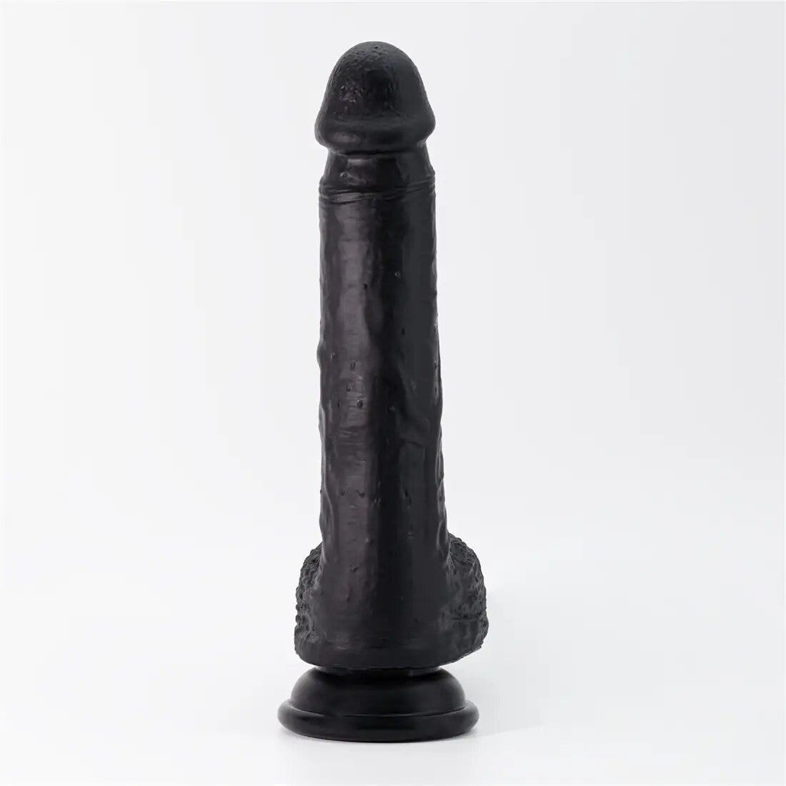 Crushious Dildo Invitiktus 8 In Silicone Liquido Colore Nero