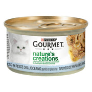 Purina Gourmet Nature's Creations Riche en poisson de mer, aux épinards et au riz 85 g