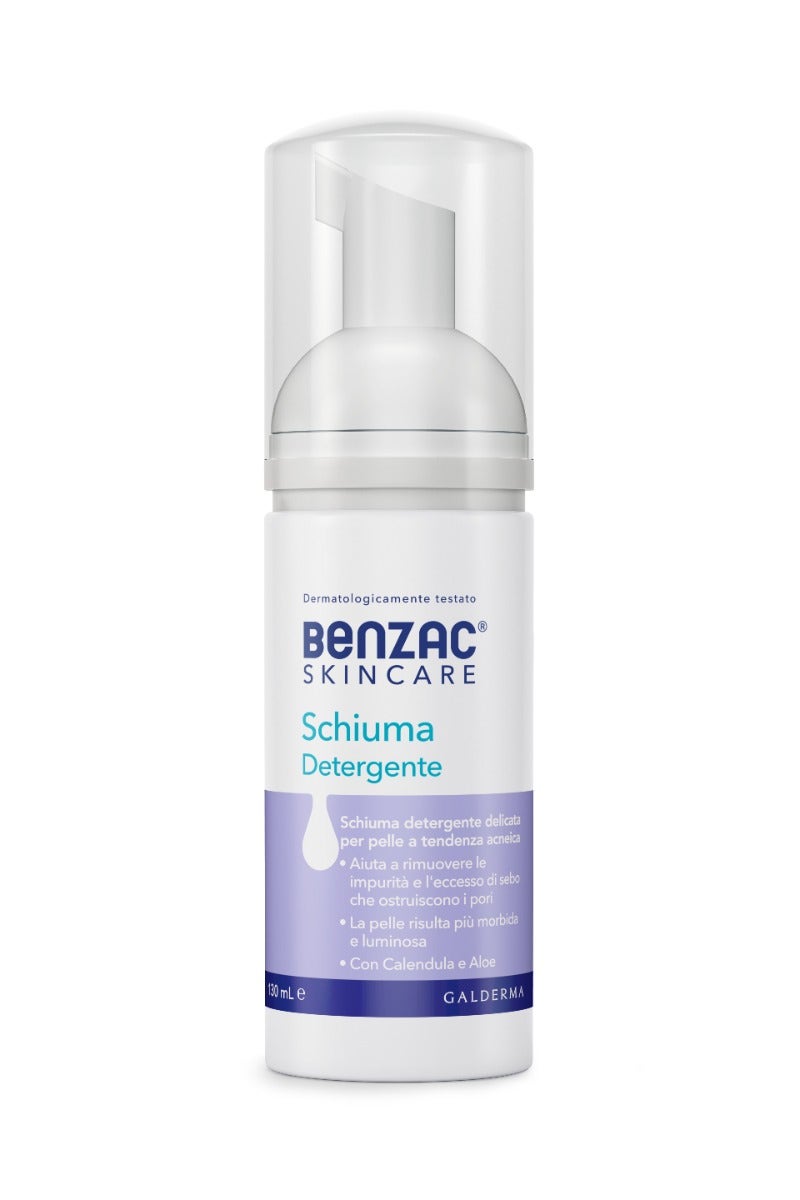 Benzac Skincare Mousse Nettoyante Visage Peau Acnéique 130 ml
