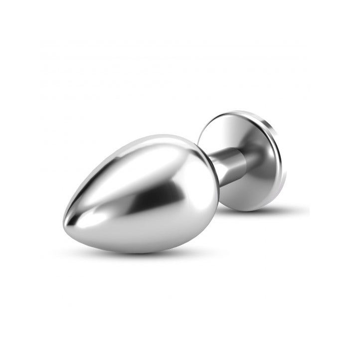 Crushious Plug Anale Bijou Trasparente Piccolo con Custodia di Velluto