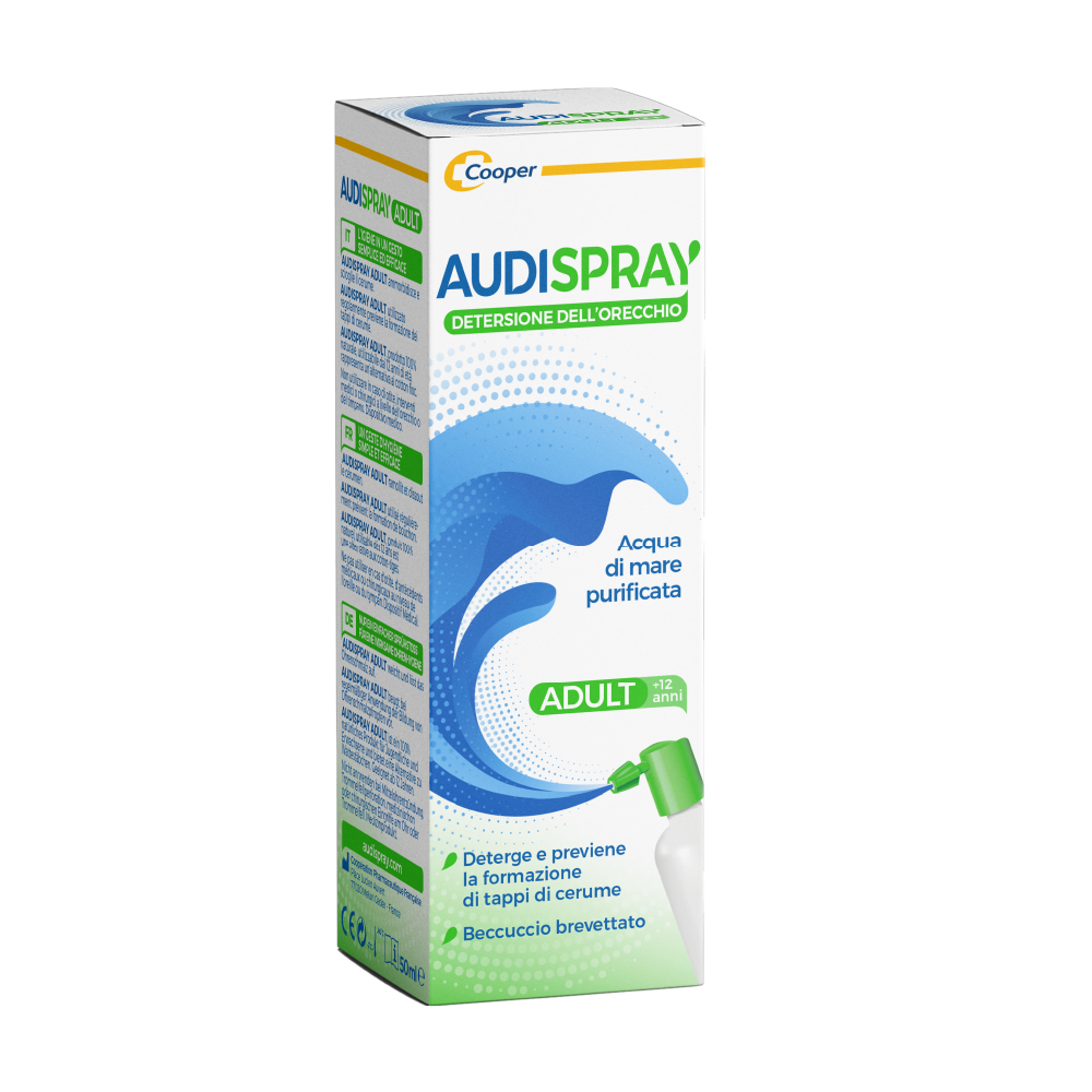 Audispray Adultes Sans Gaz Hygiène de l'oreille 50 ml