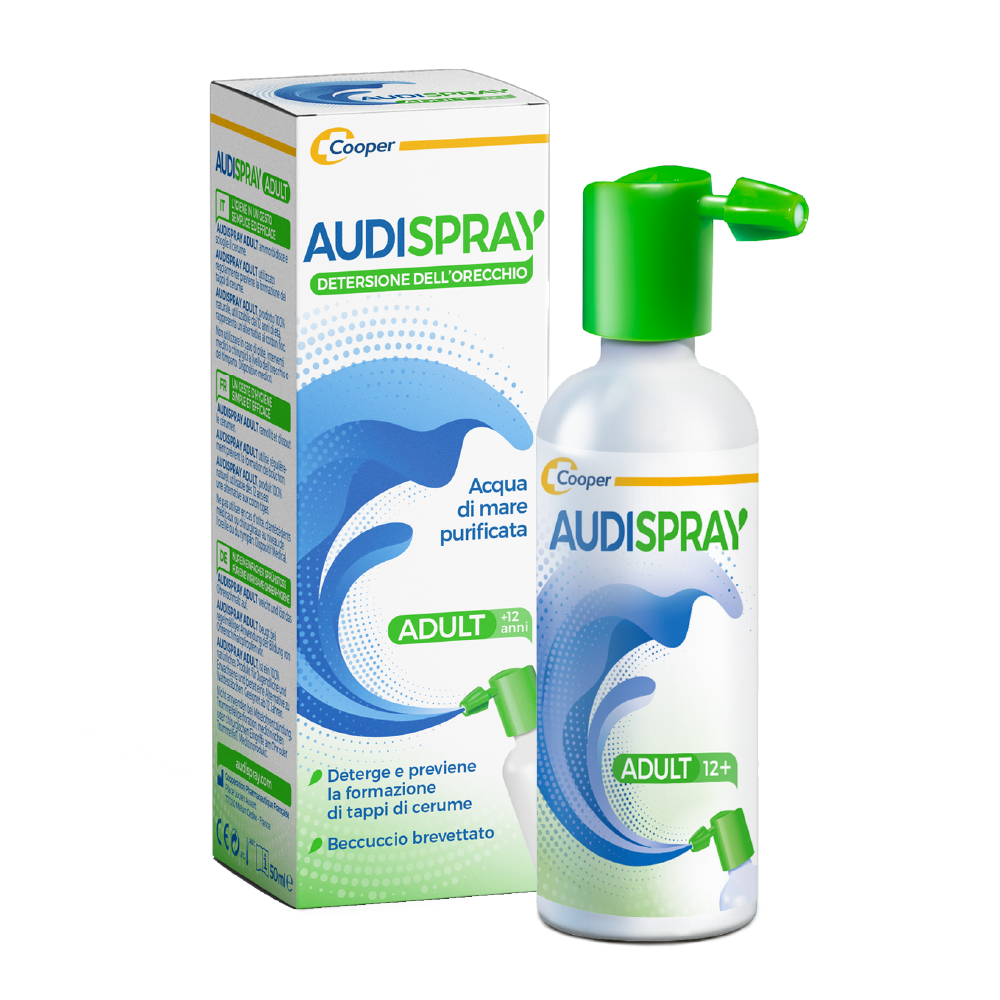 Audispray Adultes Sans Gaz Hygiène de l'oreille 50 ml