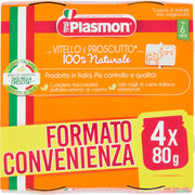 Plasmon Omogeneizzato Vitello/Prosciutto 4x80g 6Mesi+