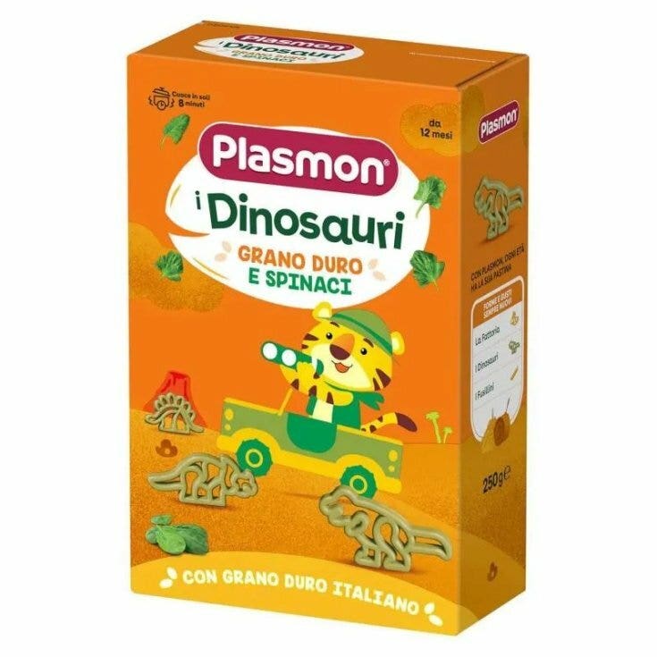 Plasmon Pâtes Dinosaures aux épinards 250 ml 12 mois+