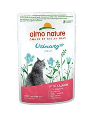 Almo Nature Urinary Help Nourriture humide au saumon pour chat 70 g