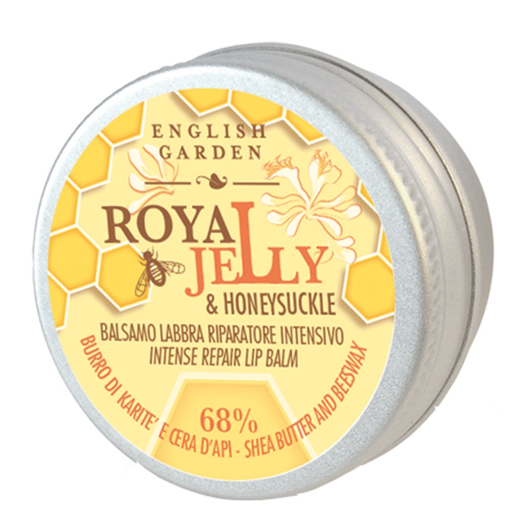 English Garden Royal Jelly et Honeysuckle Baume à lèvres 15 ml