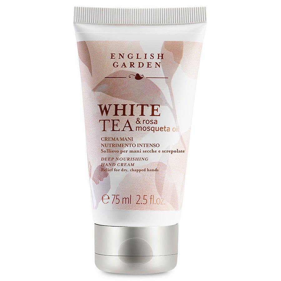 English Garden Crème pour les mains au thé blanc et à la rose musquée 75 ml