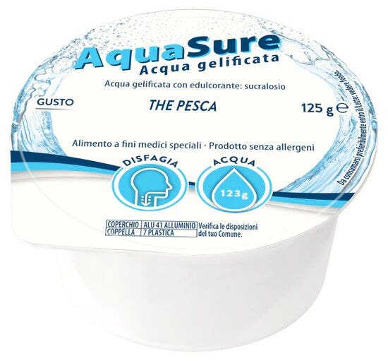 Aquasure Acqua Gelificata Edulcorata The Alla Pesca 24 Pezzi