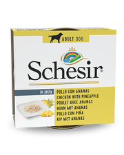 Schesir Thon au saumon, nourriture humide pour chats adultes, lot de 6 x 50 g