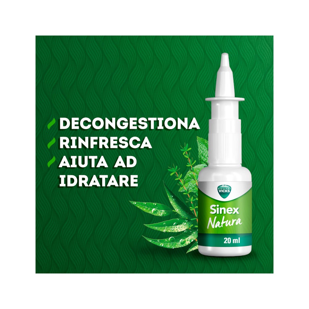 Vicks Sinex Natura Spray nasal hypertonique 20 ml