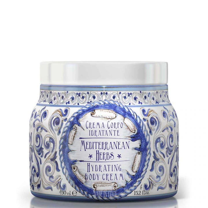 Le Maioliche Crème hydratante pour le corps aux herbes méditerranéennes 450 ml
